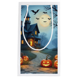 ハロウィーンのおばけギフトバッグ スモールペーパーバッグ