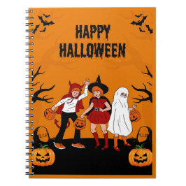 ハロウィーンのおばけ - かぼちゃ、お化け、 ノートブック