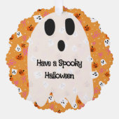 ハロウィーンのおばけ オーナメントカード (正面)