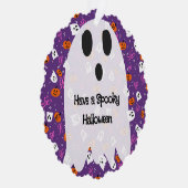 ハロウィーンのおばけ  オーナメントカード (右)