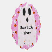 ハロウィーンのおばけ オーナメントカード (右)