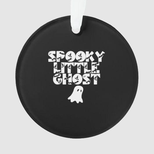 ハロウィーンのおばけ オーナメント (正面)