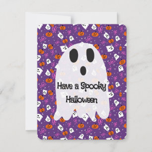ハロウィーンのおばけ シーズンカード