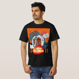 ハロウィーンのおばけ Tシャツ