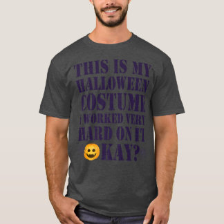 ハロウィーンのおもしろい衣装ユーモアハロウィーンの衣装3 Tシャツ