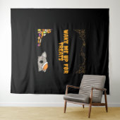 ハロウィーンのおやつらのための眠い動物！クラシック タペストリー (インサイチュ(横))