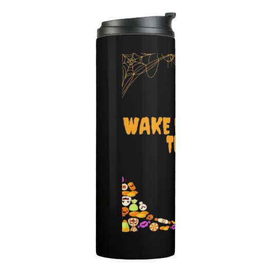 ハロウィーンのおやつらのための眠い動物！クラシック タンブラー (回転左)