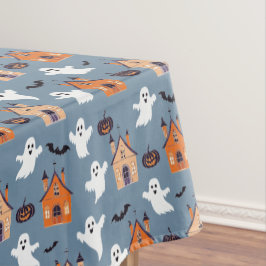 ハロウィーンのお化け屋敷 テーブルクロス