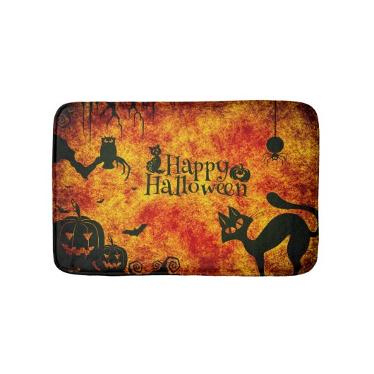 ハロウィーンのお化け バスマット (正面)