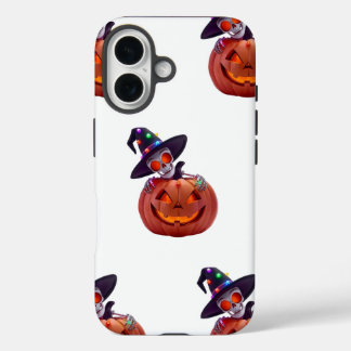 ハロウィーンのお祝いに - かぼちゃのハロウィーンマジック iPhone 16ケース