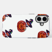ハロウィーンのお祝いに - かぼちゃのハロウィーンマジック Case-Mate iPhoneケース (裏面 (横))