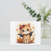 ハロウィーンのかわいいカード贈り物 シーズンポストカード (スタンド正面)