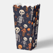 ハロウィーンのかわいいスケルトン フェイバーボックス (裏面)