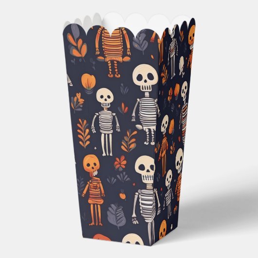 ハロウィーンのかわいいスケルトン フェイバーボックス (正面)