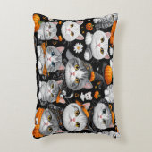 ハロウィーンのかわいい猫枕 アクセントクッション (正面(垂直))