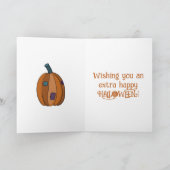 ハロウィーンのかわいさまでした カード (内部)