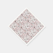 ハロウィーンのくもこの巣 スタンダードカクテルナプキン (角)