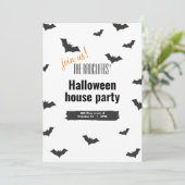 ハロウィーンのこうもり 招待状 (スタンド正面)