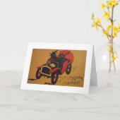 ハロウィーンのご挨拶！ カード (黄色い花)