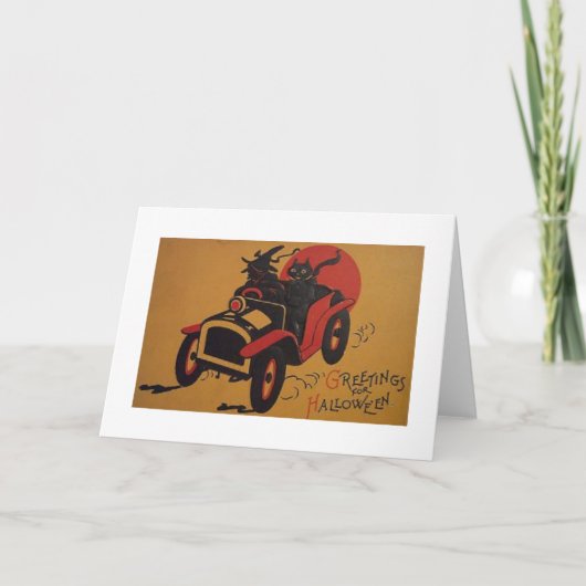 ハロウィーンのご挨拶！ カード (正面)