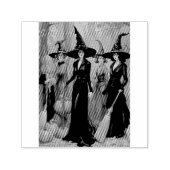 ハロウィーンのご挨拶(地元の魔女のコーヴェン) セルフインキングスタンプ (デザイン)