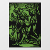 ハロウィーンのために死んだ鉱夫の恐怖が見つかる ウィンドウサイン (シート)