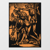 ハロウィーンのために死んだ鉱夫の恐怖が見つかる ウィンドウサイン (シート)