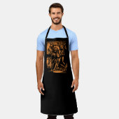 ハロウィーンのために死んだ鉱夫の恐怖が見つかる エプロン (着用した状態)