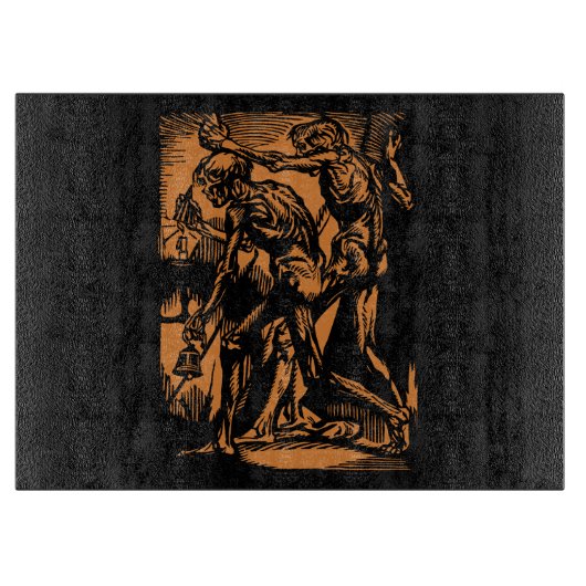 ハロウィーンのために死んだ鉱夫の恐怖が見つかる カッティングボード (正面)