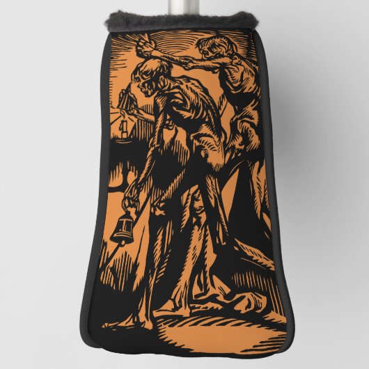 ハロウィーンのために死んだ鉱夫の恐怖が見つかる ゴルフヘッドカバー (回転90)