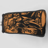 ハロウィーンのために死んだ鉱夫の恐怖が見つかる ゴルフヘッドカバー (正面)