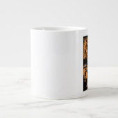 ハロウィーンのために死んだ鉱夫の恐怖が見つかる ジャンボコーヒーマグカップ (正面)