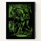 ハロウィーンのために死んだ鉱夫の恐怖が見つかる ノートブック (裏面)