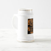 ハロウィーンのために死んだ鉱夫の恐怖が見つかる ビールジョッキ (正面左)