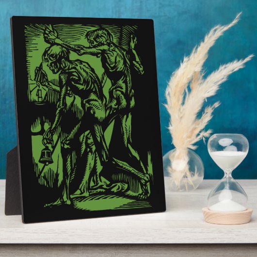 ハロウィーンのために死んだ鉱夫の恐怖が見つかる フォトプラーク (側面)