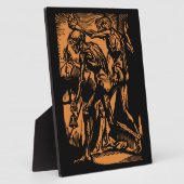 ハロウィーンのために死んだ鉱夫の恐怖が見つかる フォトプラーク (側面)