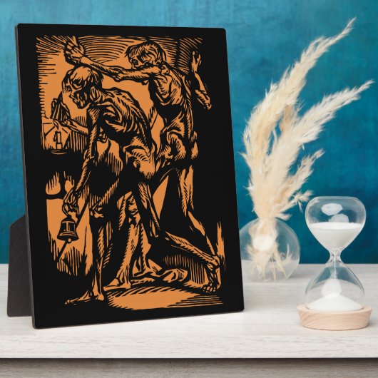 ハロウィーンのために死んだ鉱夫の恐怖が見つかる フォトプラーク (側面)