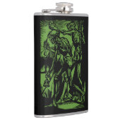 ハロウィーンのために死んだ鉱夫の恐怖が見つかる フラスク (右)