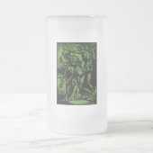 ハロウィーンのために死んだ鉱夫の恐怖が見つかる フロストグラスビールジョッキ (中央)