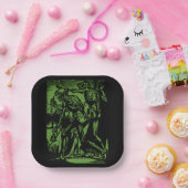 ハロウィーンのために死んだ鉱夫の恐怖が見つかる ペーパープレート (パーティー)