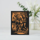 ハロウィーンのために死んだ鉱夫の恐怖が見つかる ポストカード (スタンド正面)