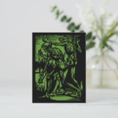 ハロウィーンのために死んだ鉱夫の恐怖が見つかる ポストカード (スタンド正面)