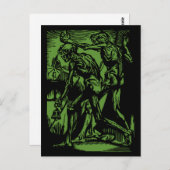 ハロウィーンのために死んだ鉱夫の恐怖が見つかる ポストカード (正面/裏面)