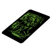 ハロウィーンのために死んだ鉱夫の恐怖が見つかる マグネット (左側)