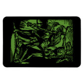 ハロウィーンのために死んだ鉱夫の恐怖が見つかる マグネット (横)