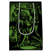 ハロウィーンのために死んだ鉱夫の恐怖が見つかる ミディアムペーパーバッグ (裏面)