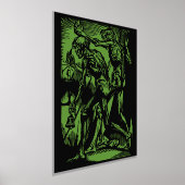 ハロウィーンのために死んだ鉱夫の恐怖が見つかる 箔ポスター (レイダウン)