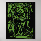 ハロウィーンのために死んだ鉱夫の恐怖が見つかる 箔ポスター (正面)