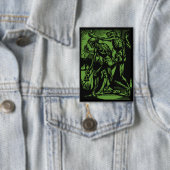 ハロウィーンのために死んだ鉱夫の恐怖が見つかる 缶バッジ (インサイチュ)