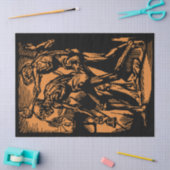 ハロウィーンのために死んだ鉱夫の恐怖が見つかる 薄葉紙 (クラフト)